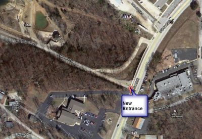 Aerial View of New Entrance